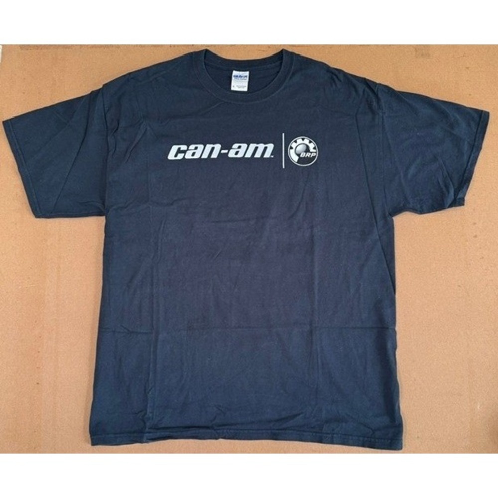 Can-Am BRP Spyder T-Shirt Mens XL Navy Blue Graphic Short Sleeve Cotton Tee